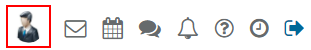 Main Toolbar with User Profile icon highlighted